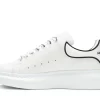 Alexander McQueen Oversized Sneaker 'White Black Trim' Reps